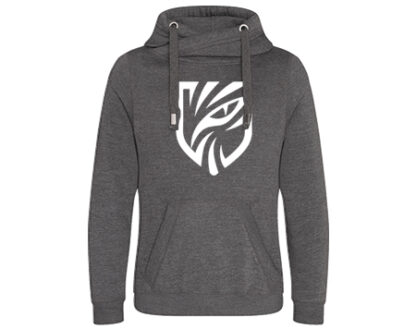 CROSS NECK HOODIE LOGO – Bild 2