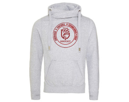 CROSS NECK HOODIE KREIS – Bild 2