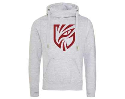 CROSS NECK HOODIE LOGO – Bild 3