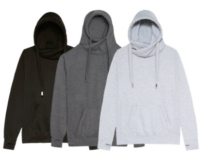 CROSS NECK HOODIE PRO – Bild 4